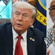 Donald Trump och Greta Thunberg 
