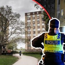 Gottsunda och Alby och en polis.