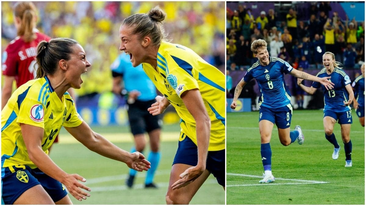 Svenska damlandslaget i Fotboll på fotbolls-em 2025.