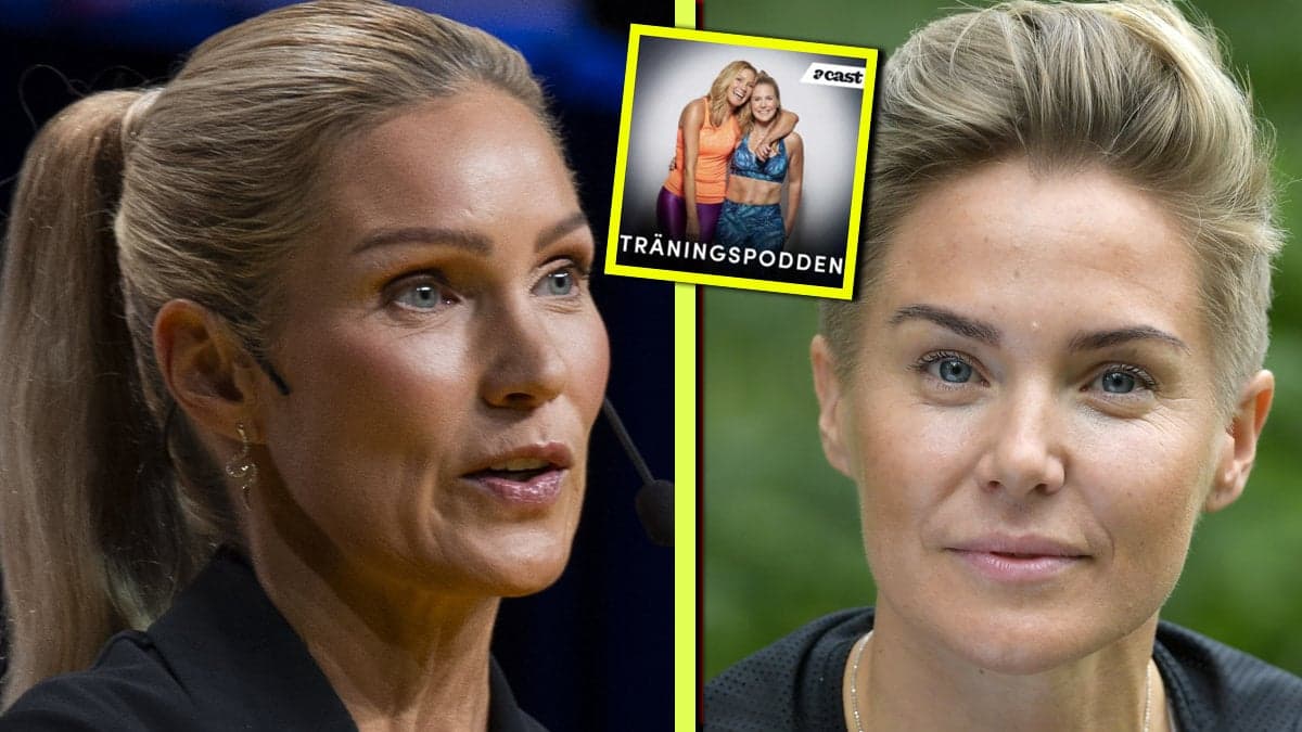 Jessica Almenäs och Lovisa Lofsan och Träningspodden
