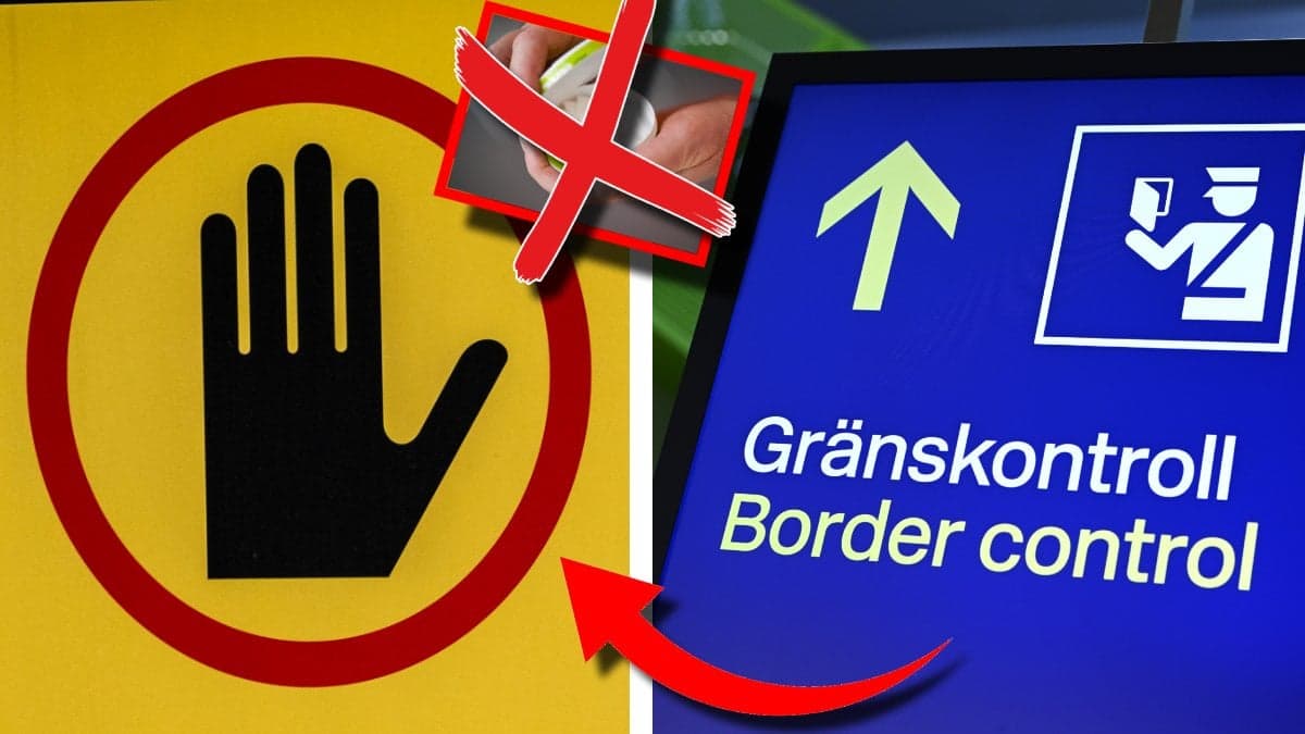 Stoppskylt och tull