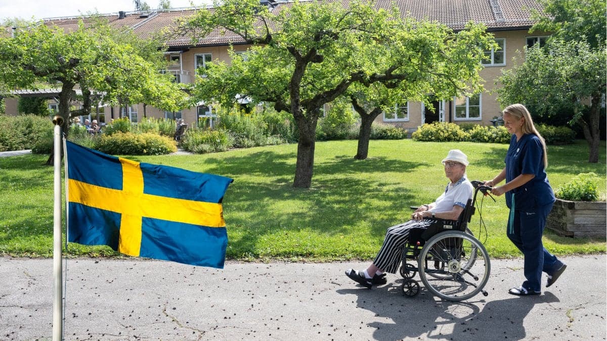 flaga, Äldreboende