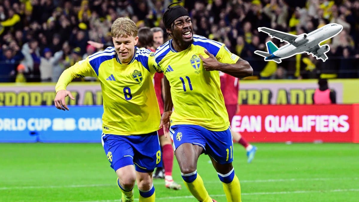 Sverige, flygplan, Elanga, Svensson