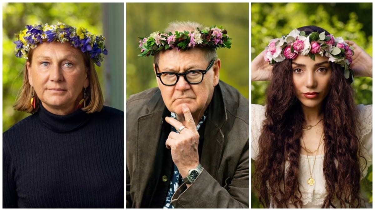 Ludmila Engquist, Peter Haber och Gina Dirawi