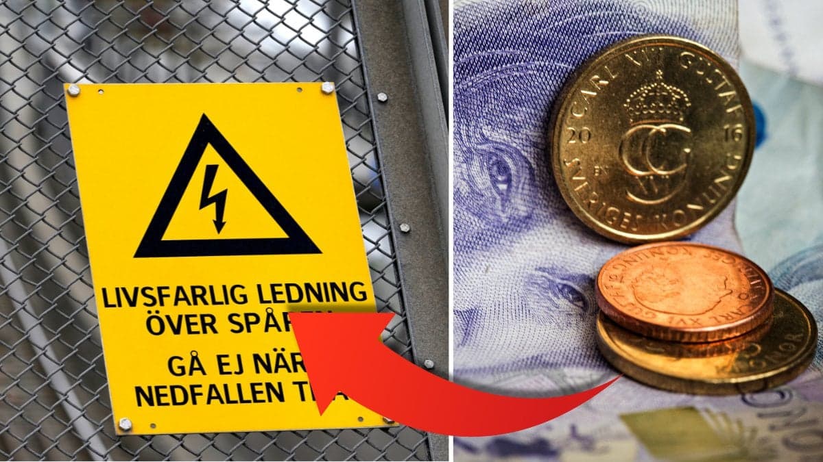 El och svenska sedlar.