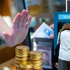 Kontanter, ta ut sedlar i bankomat och dödsbo.