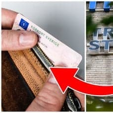 Körkort och Transportstyrelsens logga på en fasad