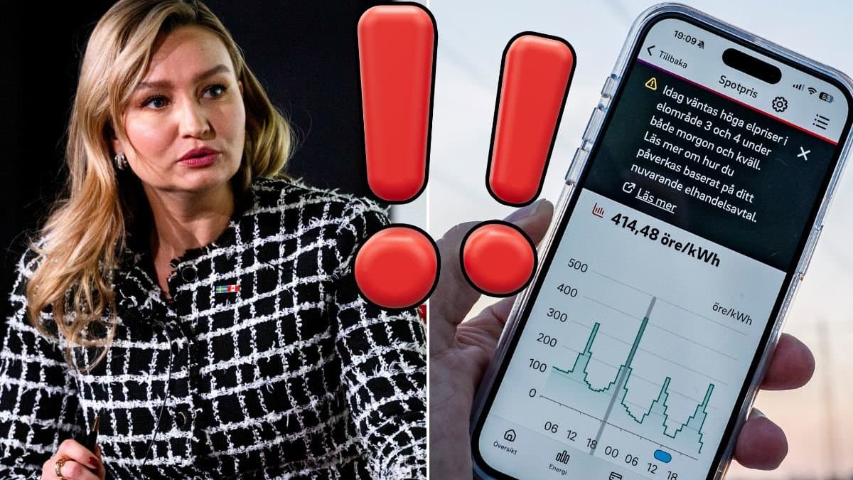 Ebba Busch och eltariff.