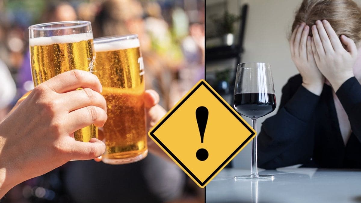 Alkohol dricka under sommaren