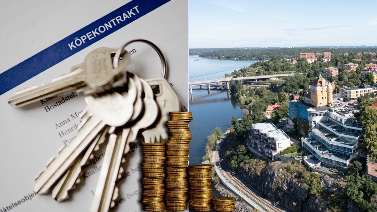 Köpekontrakt, pengar och Lidingö.