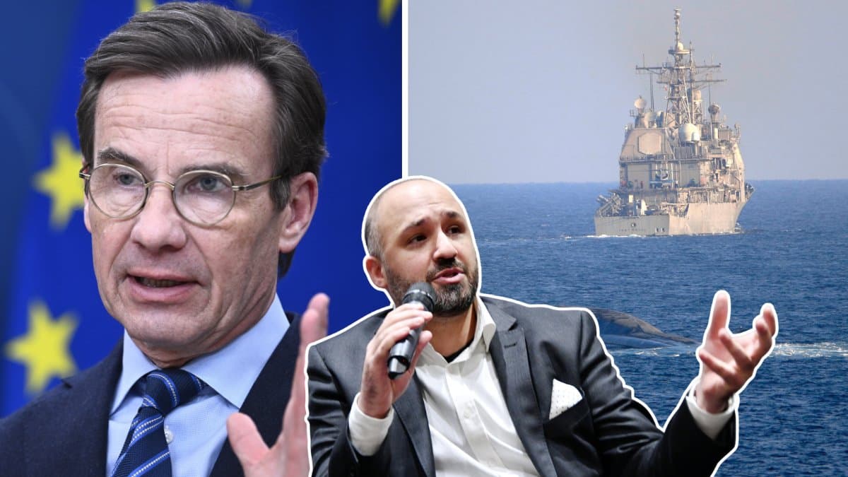 Ardavan Khoshnood och Ulf Kristersson