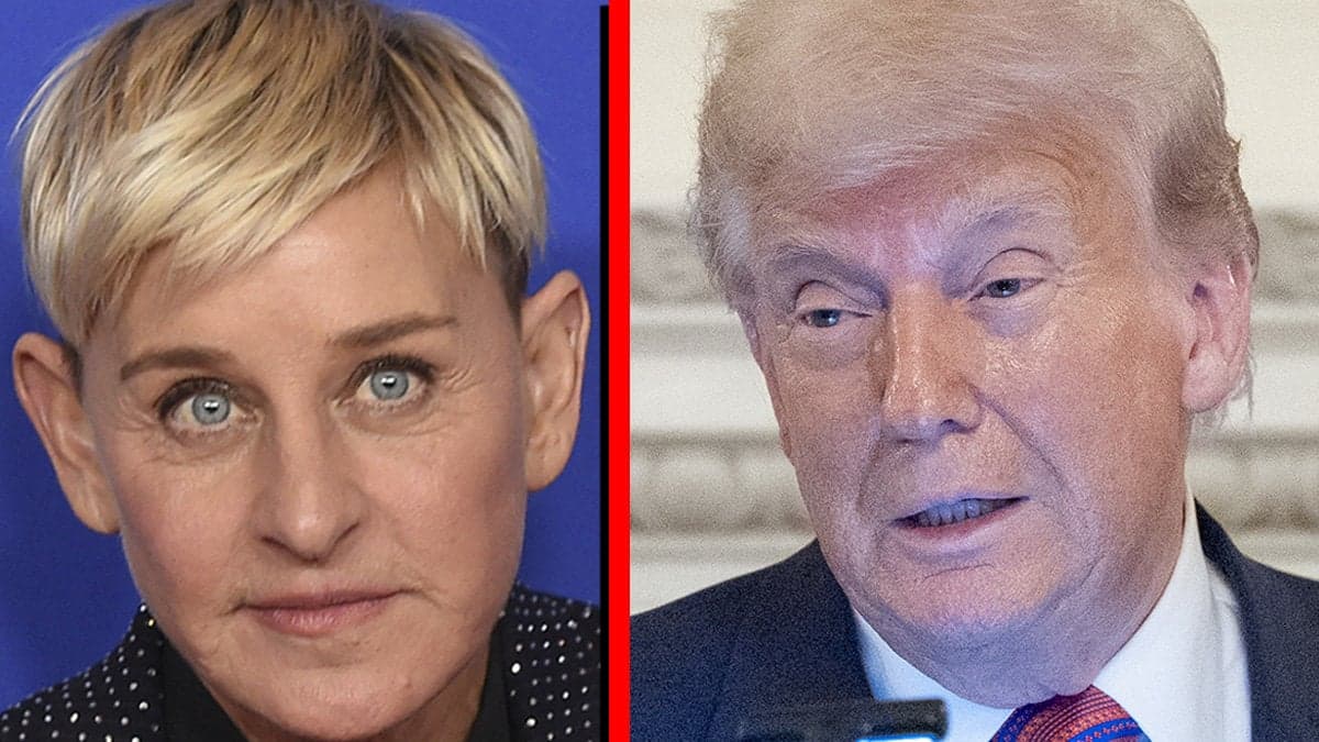 Ellen DeGeneres och Donald Trump