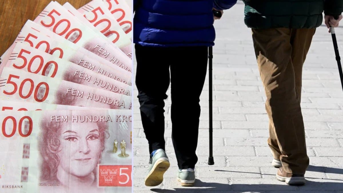 Pengar och pensionärspar.