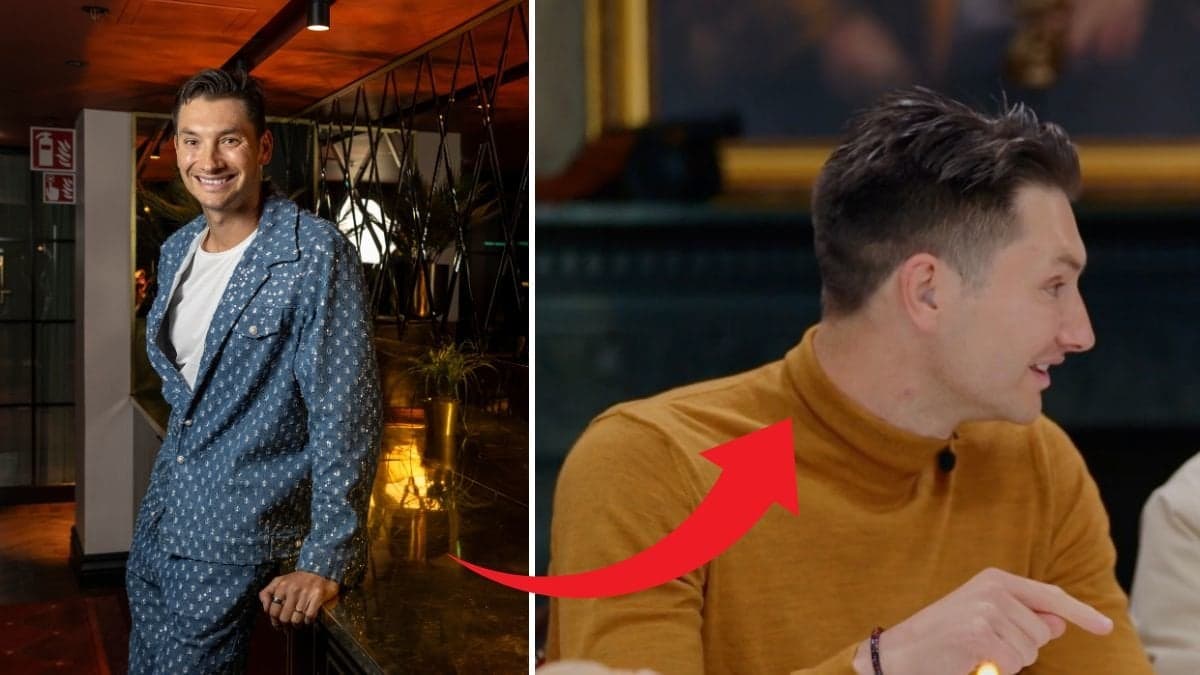 Alexander Pärleros i TV4 programmet Förrädarna.