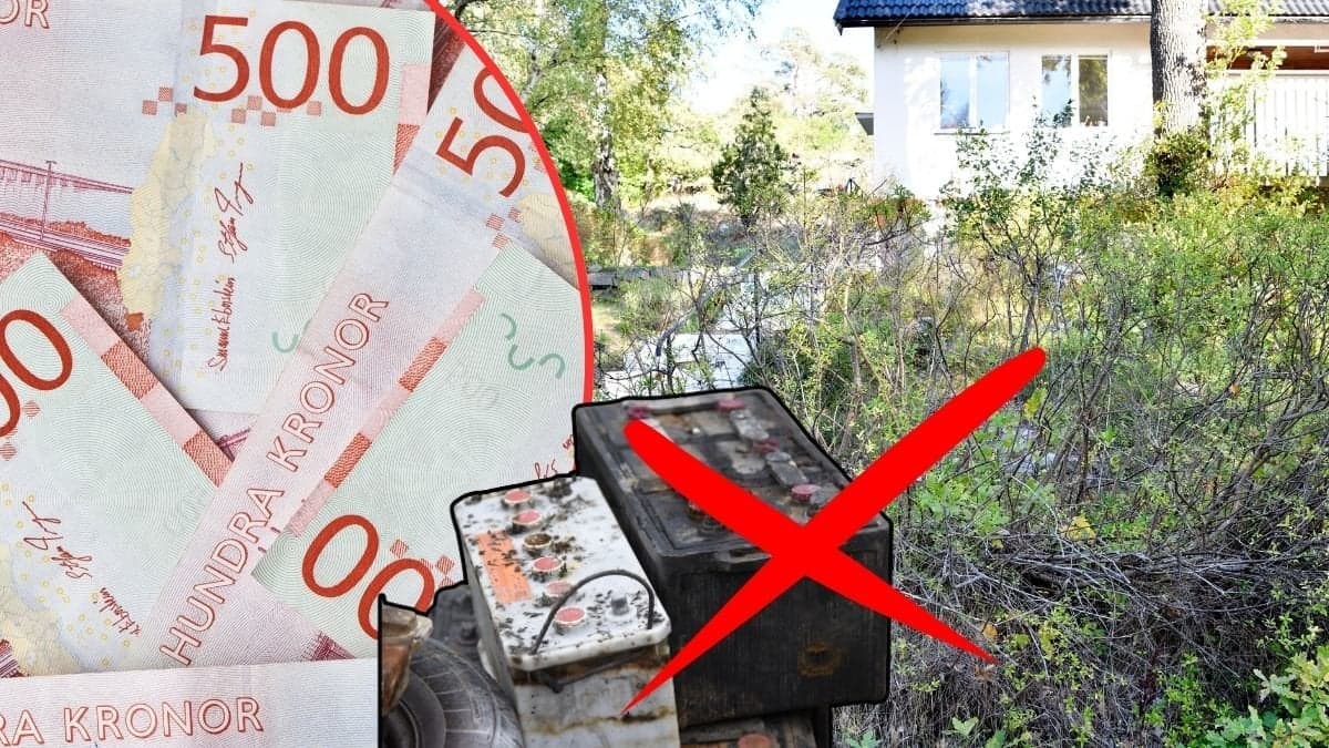 Pengar, tomt, bilbatterier