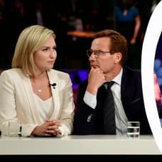 Ebba Busch Thor, Ulf Kristersson och Jimmie Åkesson.
