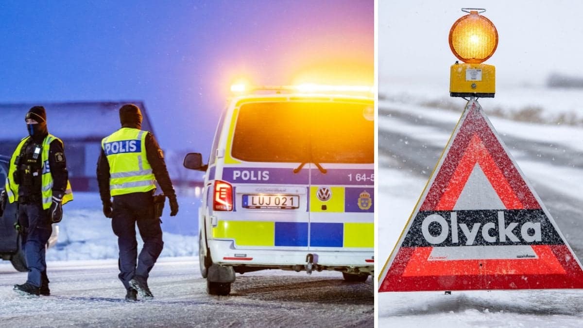 Poliser och olycka.
