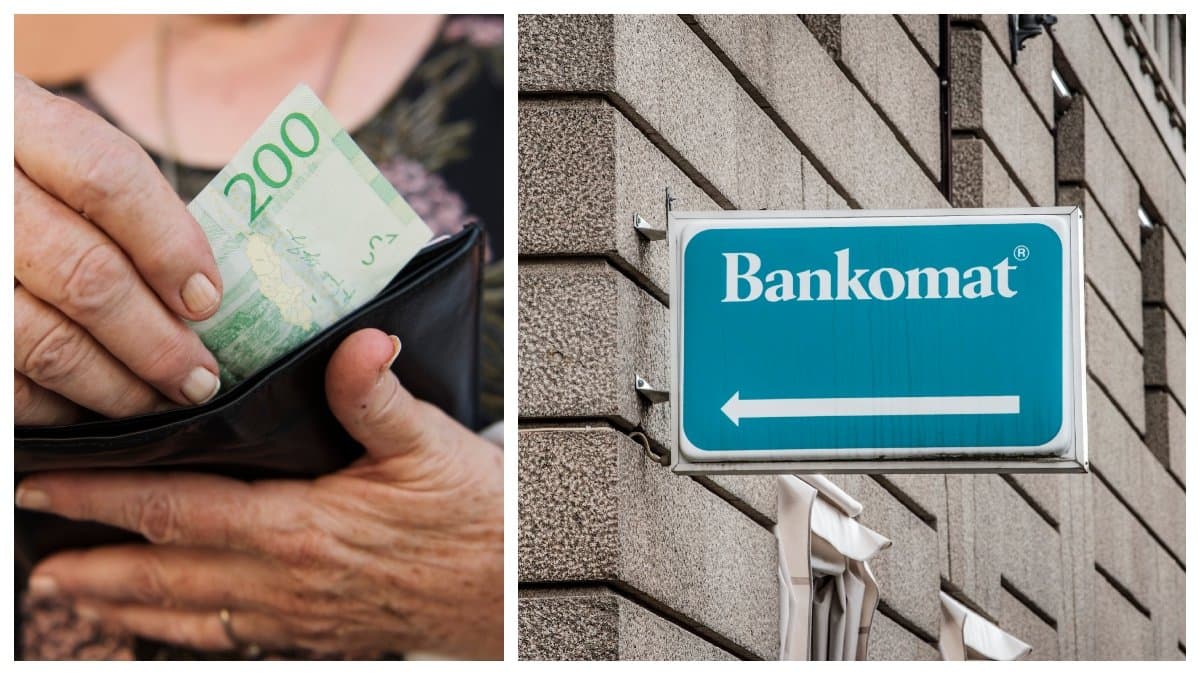 Uttagsautomaterna i Sverige blir allt färre. 