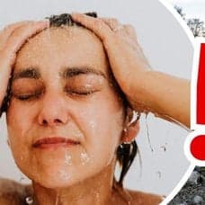 Kvinna i duschen och Vombsjön