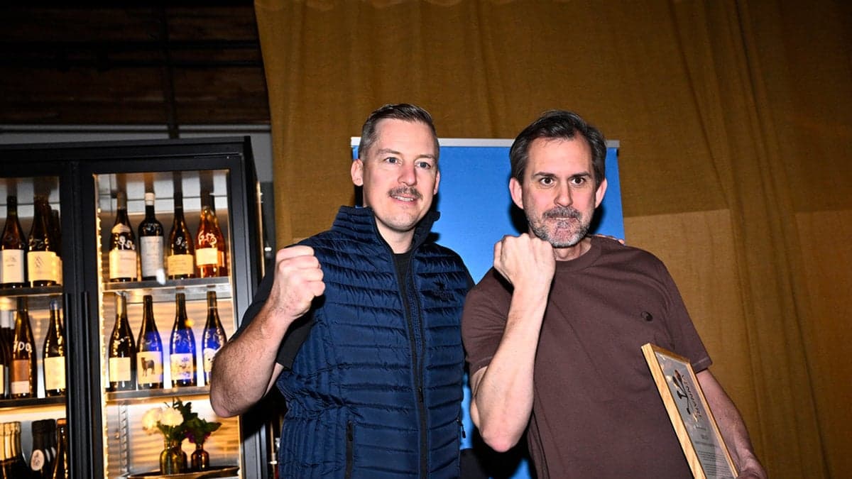 Albin Wessman och Adam Dahlberg.