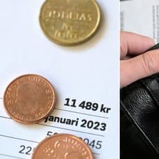 Elräkning och en tom plånbok.