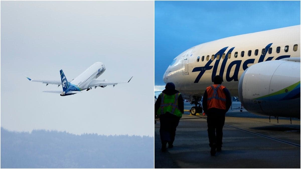 Alaska Airlines flygplan