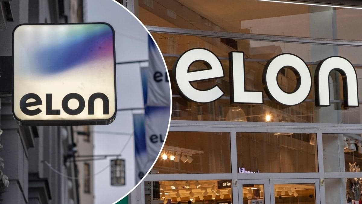 Bilder på elon-skyltar.