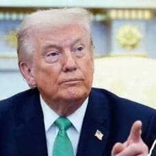 Trump och Jerome Powell.