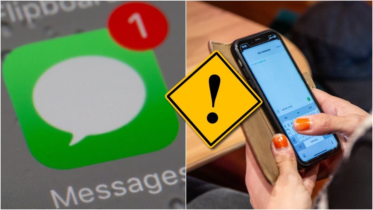 Meddelande-app och mobil.