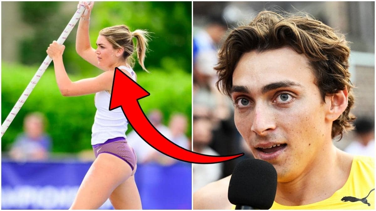 Johanna och Mondo Duplantis