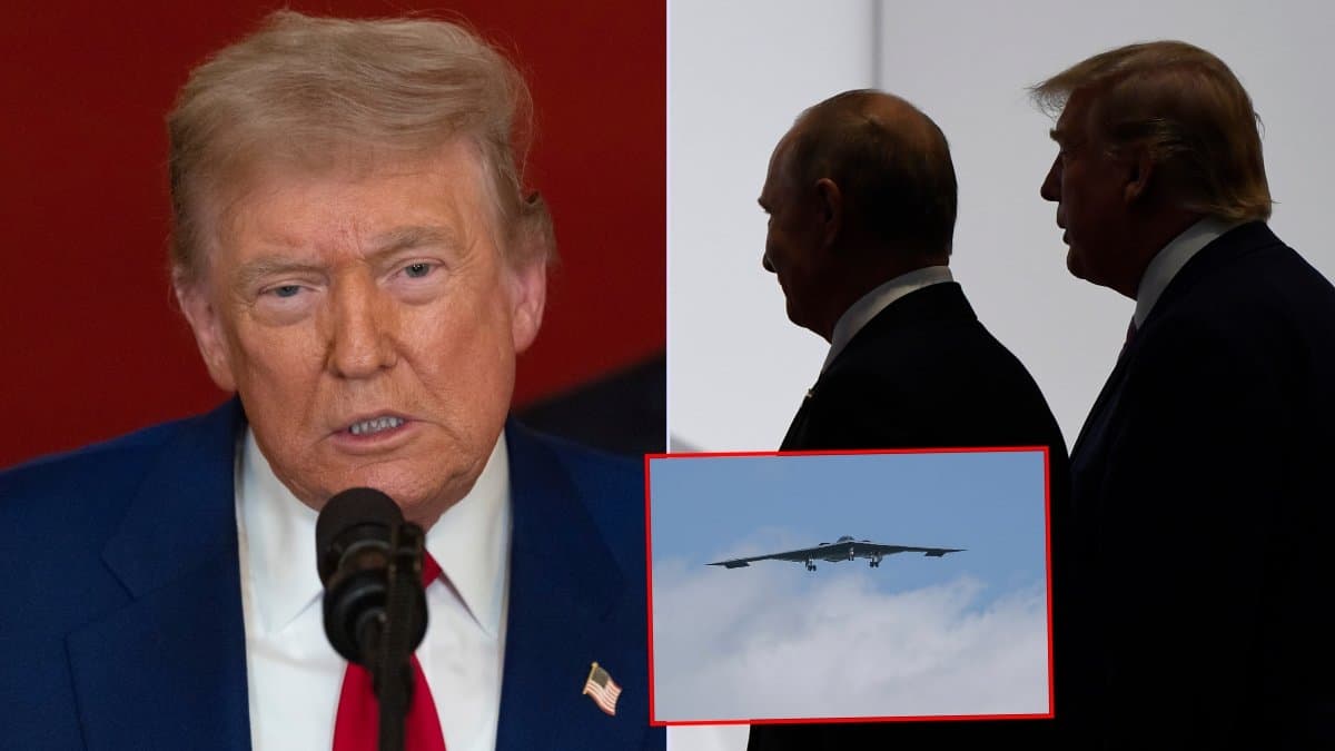 Donald Trump, bombplan och Putin.