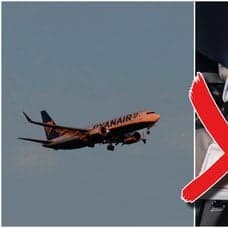 Flygplan och flygplansmat.