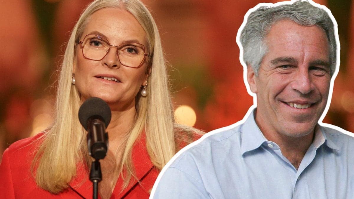 Mette-Marit och Jeffrey Epstein