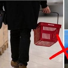 mathandlingskorg och blandfärs.