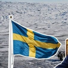 Grönland Putin svensk flagga