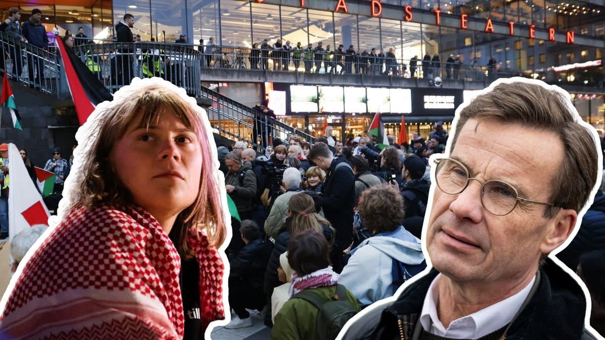 Greta Thunberg och Ulf Kristersson