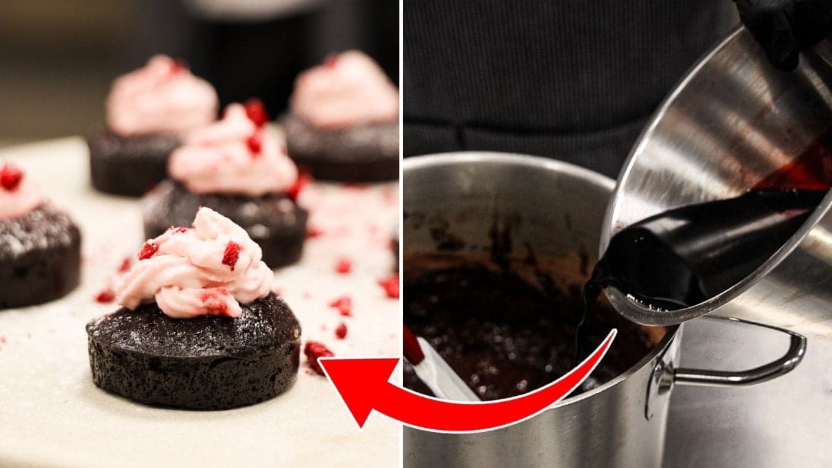 Bild på en kaksmet och brownies.