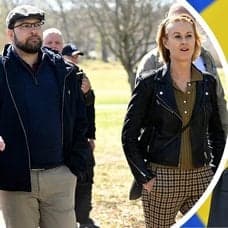 Jimmie Åkesson och Katja Nyberg och Katja Nyberg