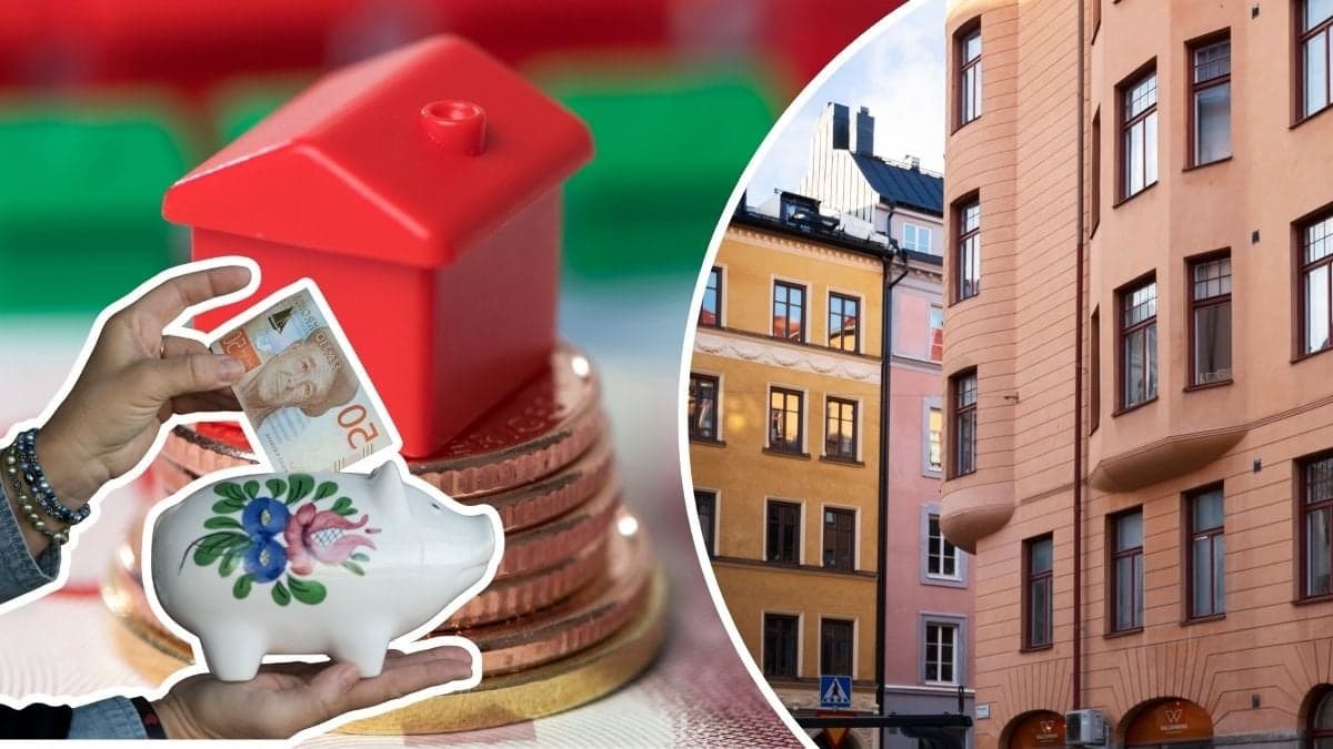 Spargris. Bostad. Pengar. Hus