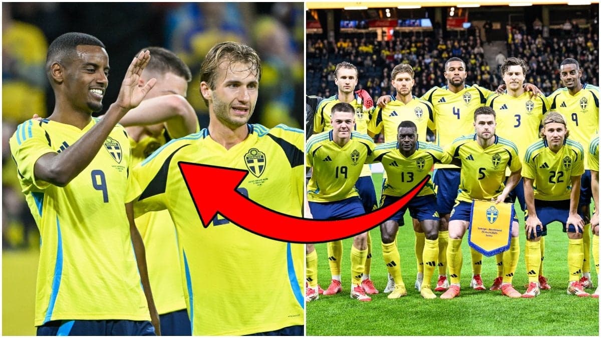 Alexander Isak och Benjamin Nygren