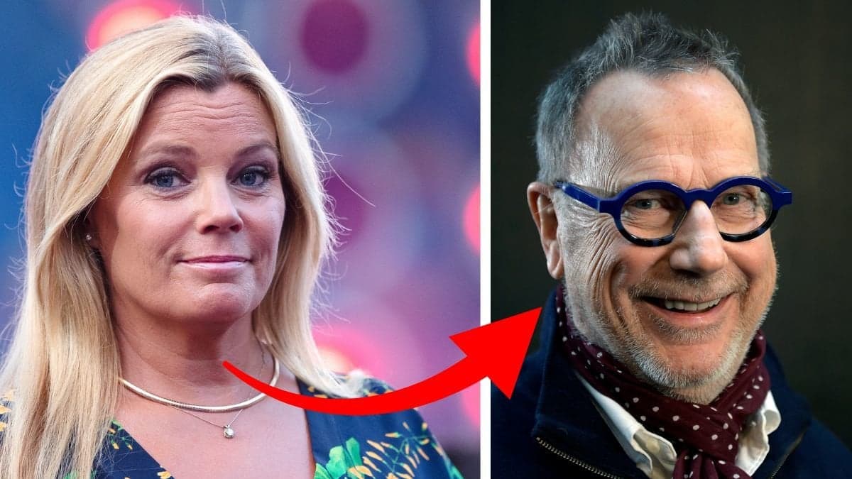 Gry Forsell till vänster, Sven Melander till höger.