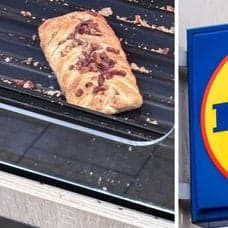 Bild på fikabröd, myror och en Lidl-skylt.