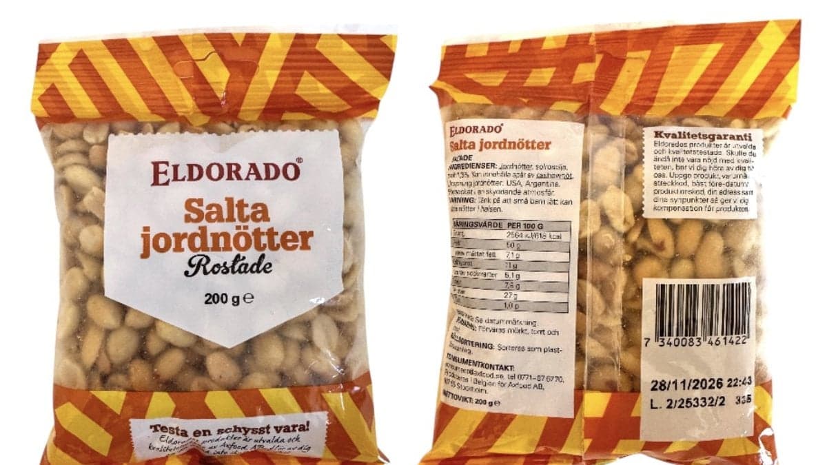 Jordnötter.