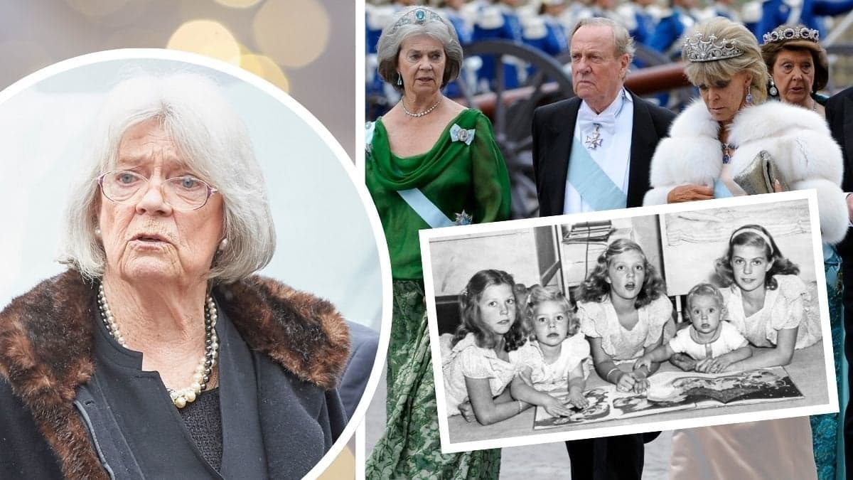 Prinsessan Margaretha år 2017 och Hagasessorna med kung Carl XVI Gustaf