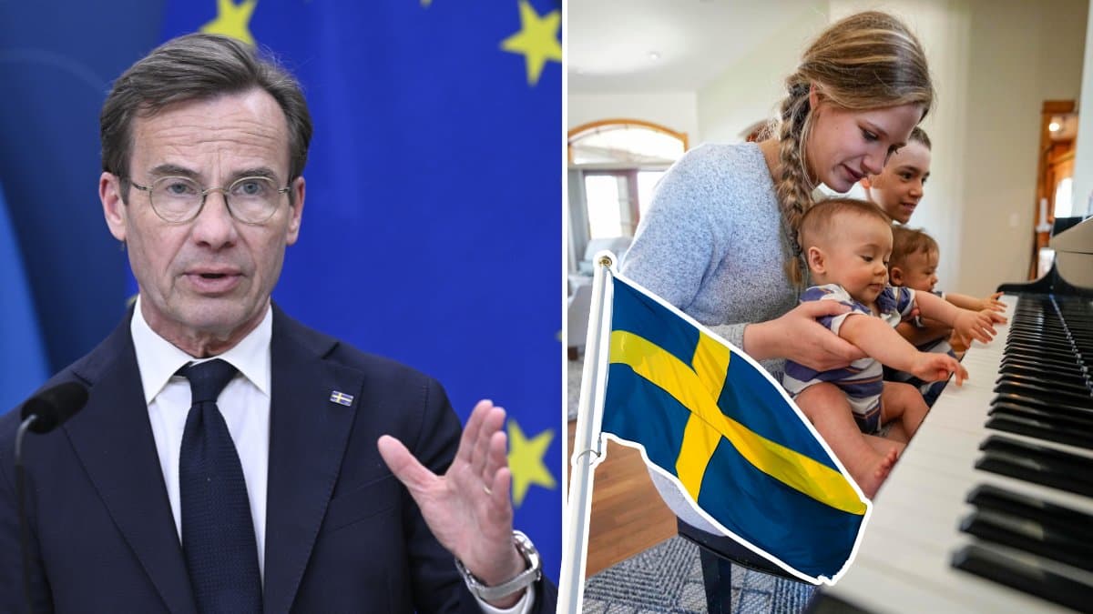 Ulf Kristersson, flaga, familj