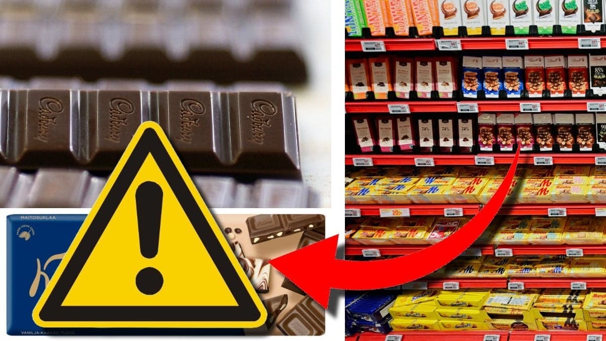 Choklad och en mataffär