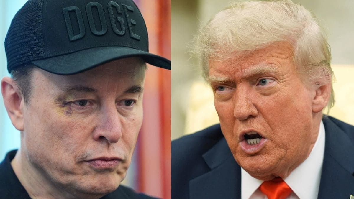 Musk och Trump.