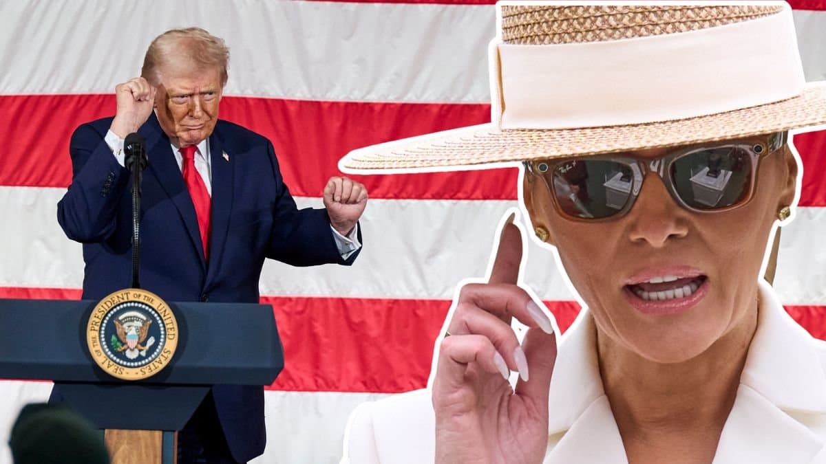 Donald och Melania Trump 