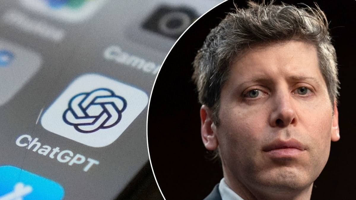 ChatGPT och grundaren Sam Altman.