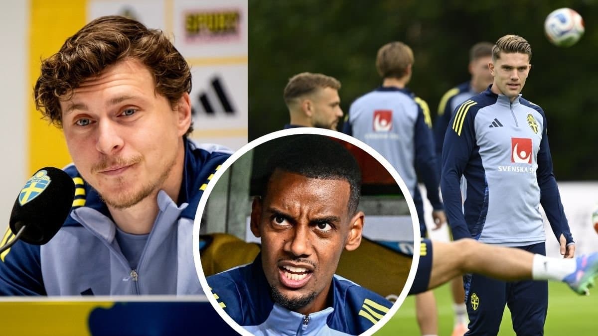 Victor Nilsson Lindelöf, Alexander Isak och Viktor Gyökeres
